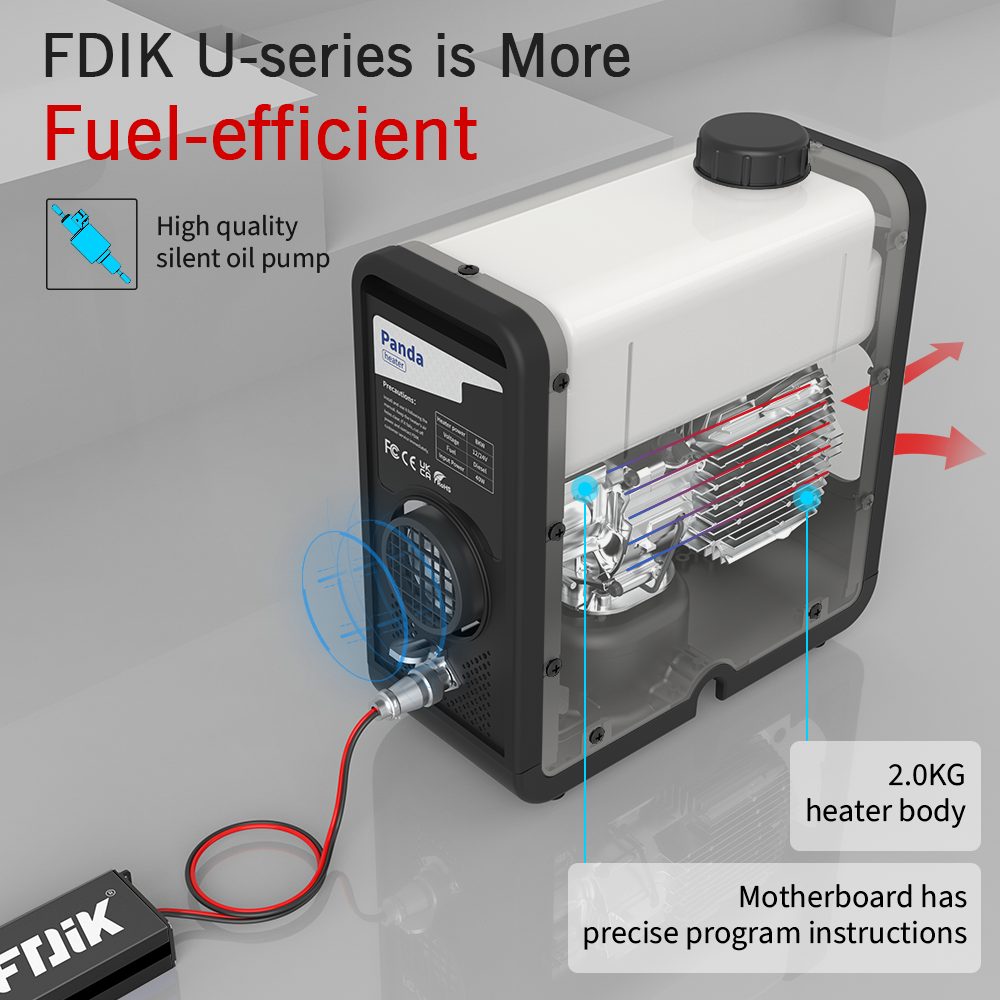 FDIK 8KW 220V portable heater 12V 24V air parking heater