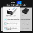 Load image into Gallery viewer, FDIK 12V Inverter Or 24V Inverter Pure Sine Wave Inverter 4000W With Color Screen Display
