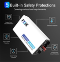 Load image into Gallery viewer, FDIK 12V Inverter Or 24V Inverter Pure Sine Wave Inverter 4000W With Color Screen Display
