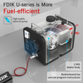Load image into Gallery viewer, FDIK Heaters for vehicles 8KW 220V portable heater 12V 24V air parking heater
