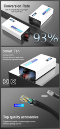 Load image into Gallery viewer, FDIK 12V Inverter Or 24V Inverter Pure Sine Wave Inverter 4000W With Color Screen Display
