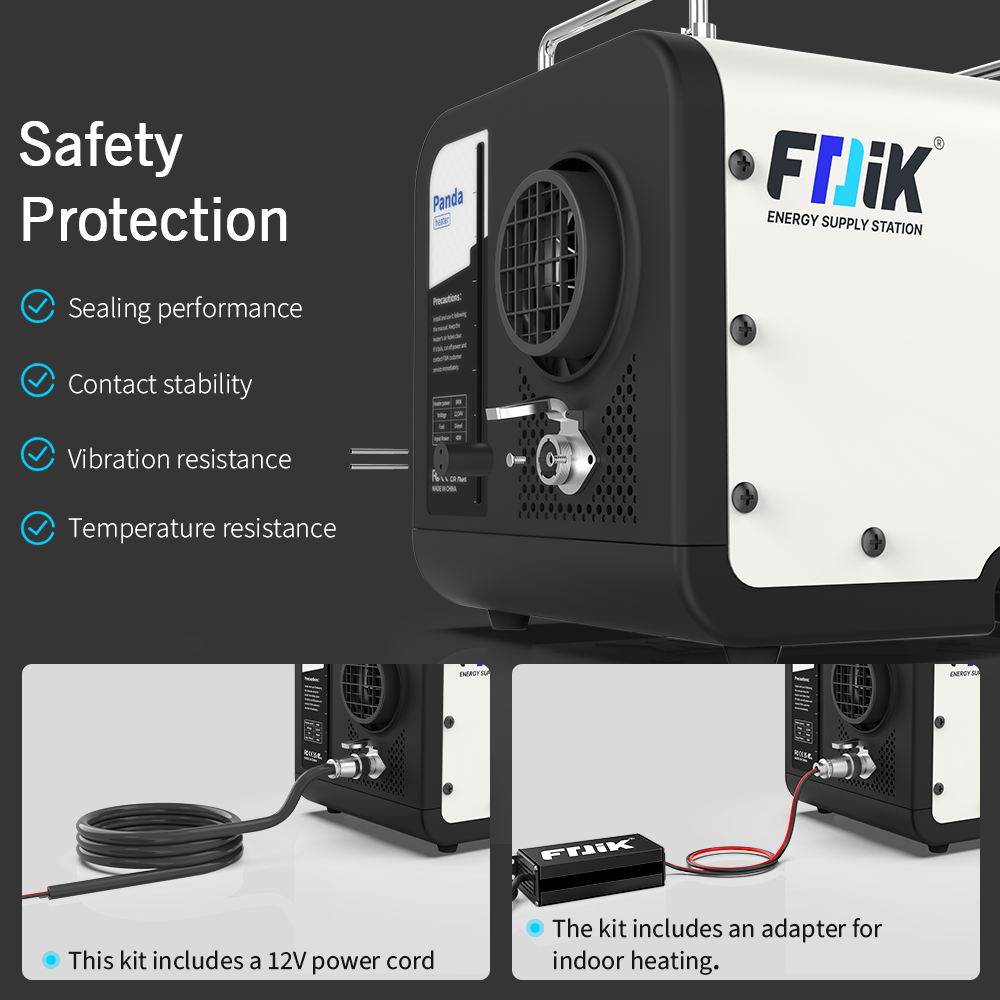 FDIK Heaters for vehicles 8KW 220V portable heater 12V 24V air parking heater
